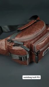 Tas Selempang Pria POLO AMSTAR Bahan Kulit PU Tas Pinggang Pria dan Wanita | Tas Pinggang | Waistbag Import | Tas Tactical Tas Outdoor