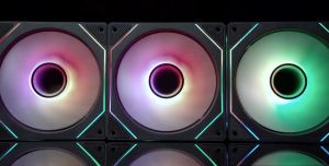 Jungle Leopard Prism GEN4 PRO Black / White 5V ARGB 3Pin PWM 12CM Casing Fan