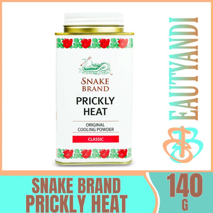 SNAKE Prickly heat Cooling powder Classic 100g 140/50g | Lazada PH