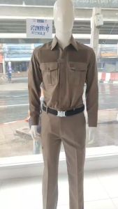 BANG BANG ชุดสายตรวจ สีกากี สนว.01 (แบบใหม่) ชุดหรือ 10 วันการซื้อสั่ง