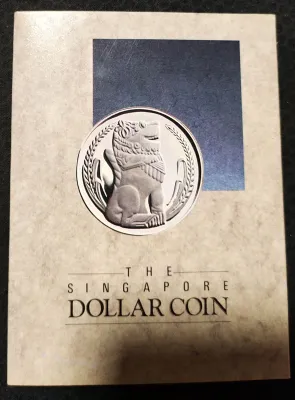Singapore 1978 $1 Merlion Coin - very hard to find.