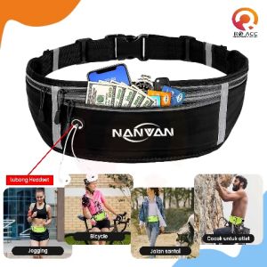 [RO ACC] NANVAN NVN-TS1 TAS PINGGANG OLAHRAGA GYM LARI RUNNING SEPEDA PRIA WANITA SPORT WATERPROOF