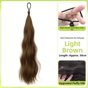 QIAOYIDUO | Colorful Easy-Wrap Ponytail Hair Extension Accessory
