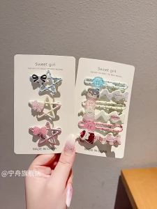 NING ZHOU | Cute Decorative Side Bangs Clips For Girls Hair Accessory