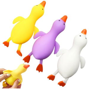 ของเล่นบีบเป็ดคลายเครียดสำหรับเด็กและผู้ใหญ่ - ของเล่นบรรเทาความเครียด ของเล่นเสริมพัฒนาการทางประสาทสัมผัสสำหรับเด็กสมาธิสั้น ของขวัญสำหรับรางวัลในห้องเรียน ของแจกในงานปาร์ตี้