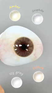 Magister Softlens Minus(0.00 s/d -8.00) 14mm lensa kontak warna soflens minus Korea soflen minus brown grey