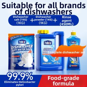 FEDUIIO | Dishwasher Detergent Set Softener Brightener