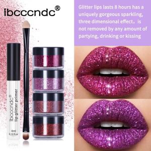 Long-lasting Moisturizing Glitter Lip Gloss Set Sparkling Lipstick Powder KISSKYLIE Brand Suitable for All Skin Types Made in China
