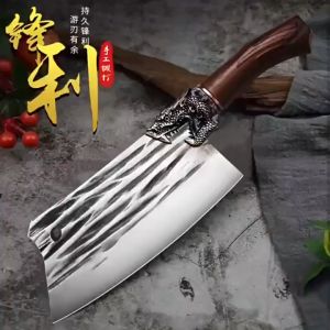 Pisau Dapur Professional Sisi Super Tajam Chef Knife Golok Daging
