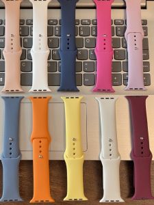 BassPal Silicone Sport Strap Compatible with Apple Watch Ultra 49mm 8 7 41MM 45MM 6 SE2 3 5 4 42mm 38mm 44mm 40mm Rubber Bracelet Watchbands for I watch Series bracelet band watch