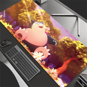 Potdemiel | Cute Slowpoke&Psyduck Large Mouse Pad Anime Desk Mat for Gaming Office Non-Slip Extended Keyboard Pad Kawaii Desk Accessories