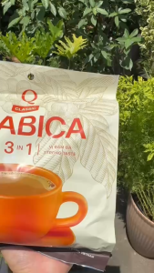 Cà phê sữa hòa tan arabica Trần Quang NUAN 3 in 1 uống liền bịch 480g x 24 gói (ống) x 20g