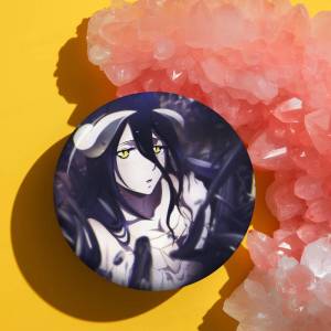 Albedo Overlord Creative Tinplate Soft Button Pins Animal Icon Brooch Lapel Backpack Badge Accessories Pin