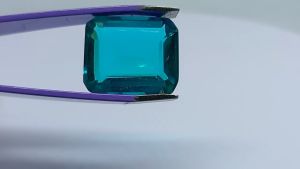 Natural Madagascar Blue Color Grandierite 10.35 Cts.Emerald Cut Eye Clean Loose Gemstone