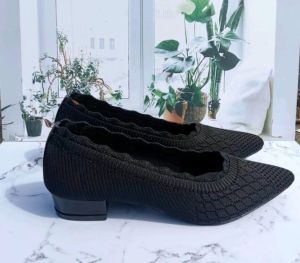 sepatu flat shoes bapau bustong 3cm size 36 37 38 39 40 41 R02
