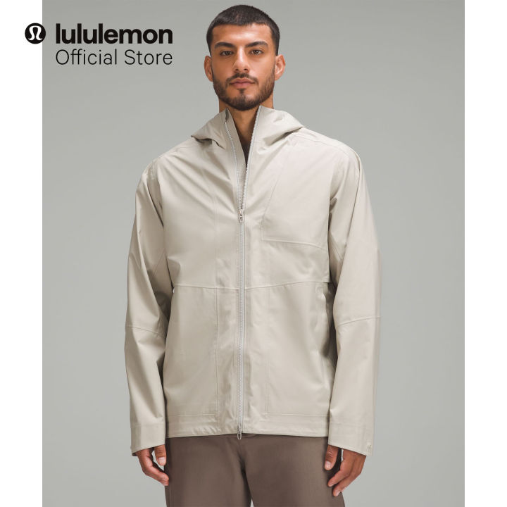 lululemon Men s Waterproof Full Zip Rain Jacket Lazada