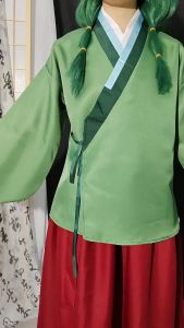 Maomao Jinshi Cosplay Costume Kusuriya No Hitorigoto Apothecary Diaries Wig Halloween for Women Chinese Hanfu Uniform