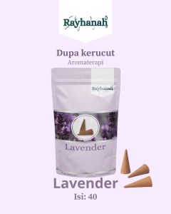 Dupa Kerucut Rayhanah Wangi Lavender | Bukhur kerucut | pengharum ruangan | Aromaterapi