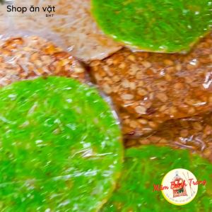Bánh tráng dừa non lá dứa dừa non nguyên vị bánh tráng đậu phộng thơm ngon - 04100226