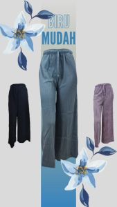 Kulot Knit Hornet Premium Wanita Panjang Tali Serut. Dengan 5 Variasi Warna Berbeda