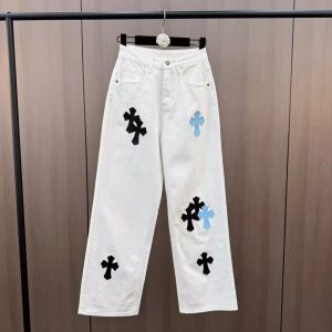 Quần Jeans Denim Ống Thẳng Rộng Màu Trắng Thanh Lịch Của Tagkita Quần Thường Ngày Cho Nữ Cao Cấp Mùa Thu 2024