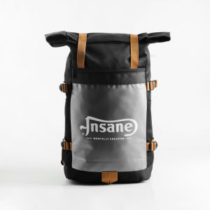 RCKLS. Middle Insane Full Black - Ransel Pria Backpack Multifungsi I Tas Punggung