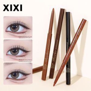 Xixi Brown Eyeliner Not Smudge Waterproof Sweat-Proof Long-Lasting Extremely Fine down to Eye Shadow Pen Professional Use by Makeup Artists
