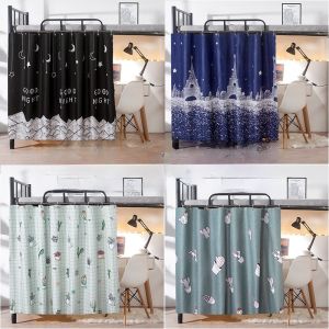 Student Dormitory Bed Curtain Light Blocking Upper And Lower Bunk Bed Partition Cloth Bedroom Curtain Multi-Functional Bedding