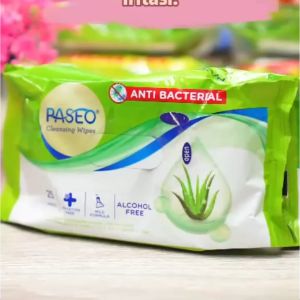TAIYO Paseo Tisu Tissue Basah Anti Bacterial 25 Sheets (Buy 1 Get 1 FREE)