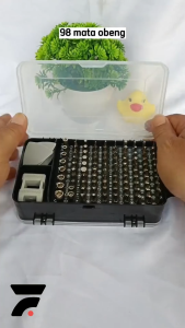 Obeng 115 in 1 Set Obeng Service Komputer Hp Laptop Obeng Magnet Mini Multifungsi
