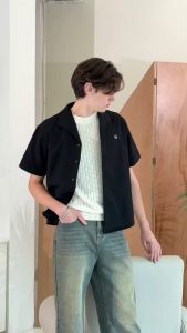 KINS | เสื้อเชิ้ตคอปกแขนสั้น มีทั้งหมด 3 สี (KS16)