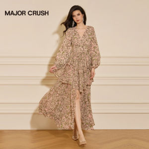 French Retro Floral Youthful Dress