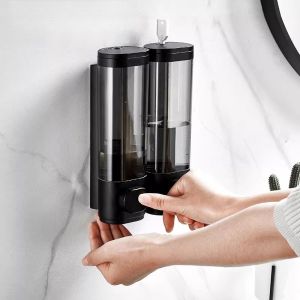 No Drill Wall Mount Manual Soap Dispenser