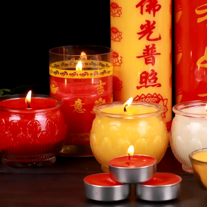 【SG Local】Pure Butter Candles 3 hours 4 hours 8 hours 12 hours Red Butter Candle Butter Lamp 3/4/8 hours Tealight Candles Bodhi Lamp Bodhi Butter Candle