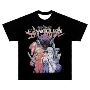 Bandai | 2026 Hot Selling Summer Fashion New Anime New Century Gospel Warrior 3D Printed Fashion T-shirt Hip Hop Street Top Large