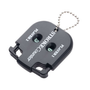 Black Durable Portable Training Aids Golf Accessories Count Stroke Score Counter Golf Shot With Key Chain