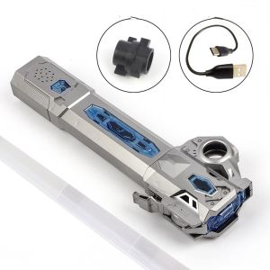 2 in 1 RGB Lightsaber LED Flashing Sword Light Up Laser Sword Kids Cosplay Party Toy Boys Girls Gift