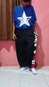 Sweat Pants Rack Girls Pants Oversize Bawahan Celana Kulot Sweat Pants Korean Style Harga Termurah / Celana Panjang Gombrong Pria Wanita