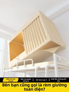 LANWUXUAN | Màn Chống Muỗi Gắn Đèn Không Cần Lắp Đặt Cho Giường Kí Túc Xá