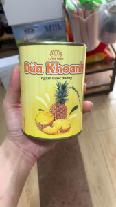 Lotus Dứa Khoanh Ngâm Nước Đường (Lon)
