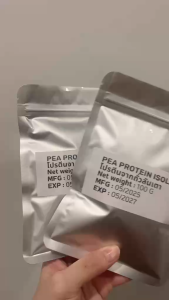 (100-500 กรัม) Pea Protein Isolate โปรตีนถั่วเหลือง Plant protein โปรตีนพืช Non whey พีโปรตีน ไอโซเลท