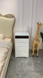 [SG Stock]LED lights with mirror Hidden make-up bench，Multi-functional large-capacity HDB storage dressing table，Multifunctional Bedside Table