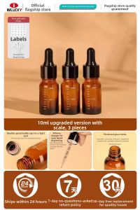IMLUCKY | Dropper Measured Sample Bottle Portable Essential Oil and Perfume Container