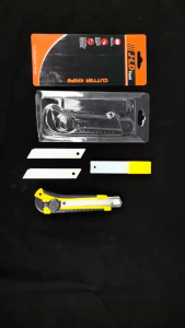 JLD Pisau Cutter 18MM Utility Knife Sepaket CUTTER dan Refill Pisau MURAH