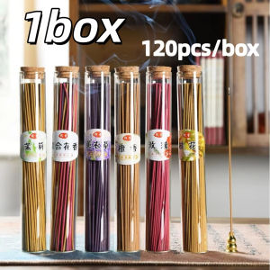 120pc/Box Natural Incense Stick Aromatherapy Sticks Interior Deodorization Lasting Lingering Fragrance Household Bedroom Incense