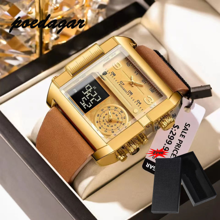 With Watch Box】Ykai Fashion Men's Watches Luxury Casual Men's