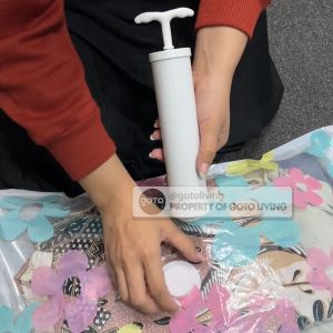 Goto Manual Pump Vacuum Bag Alat Vacum Baju Vakum Pakaian Traveling