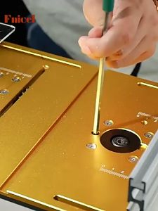 Aluminium Profile Fence Sliding Brackets With Miter Gauge Guide Woodworking Benches Table Saw Router Table Insert Plate