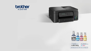 Máy in phun màu Brother DCP-T730DW (đã bao gồm mực) - hàng Brother Việt Nam
