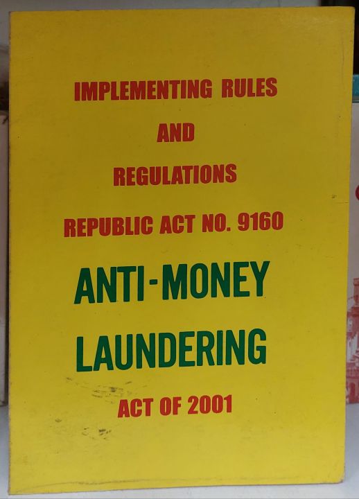 IMPLEMENTING RULES AND REGULATIONS REPUBLIC ACT NO. 9160 ANTI-MONEY ...